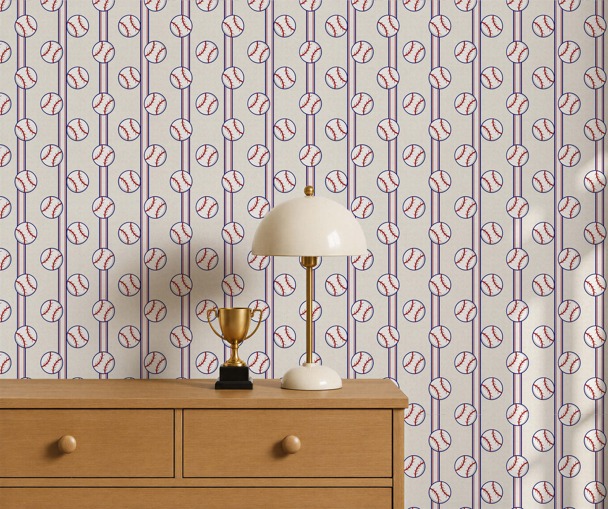 Bobbi Beck Fastball Baseball Stripe Wallpaper