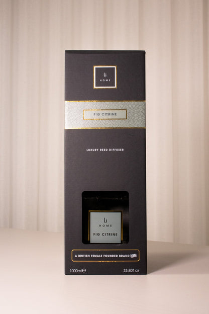 Lifestyle Home Collection Fig Citrine Square Reed Diffuser