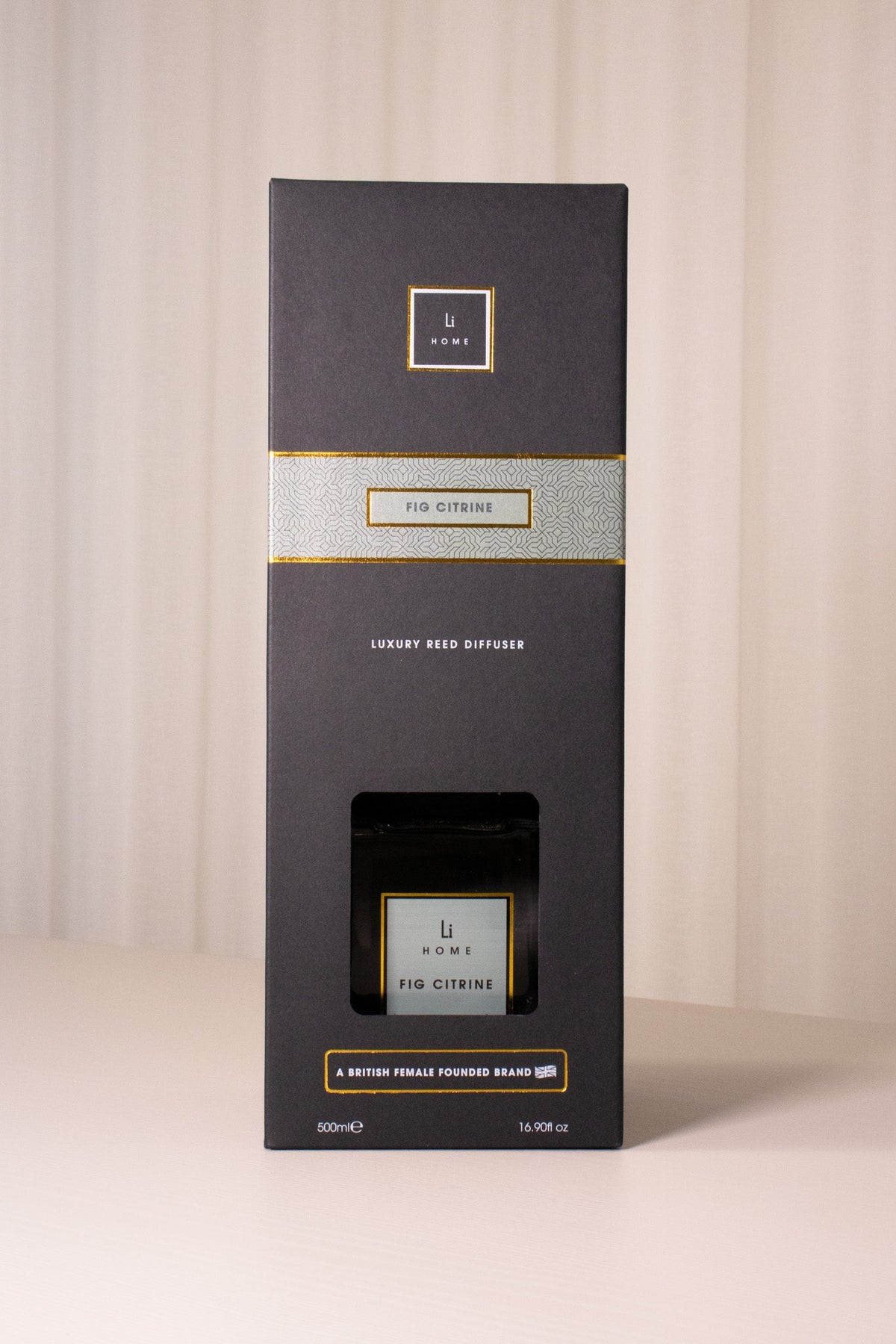 Lifestyle Home Collection Fig Citrine Square Reed Diffuser
