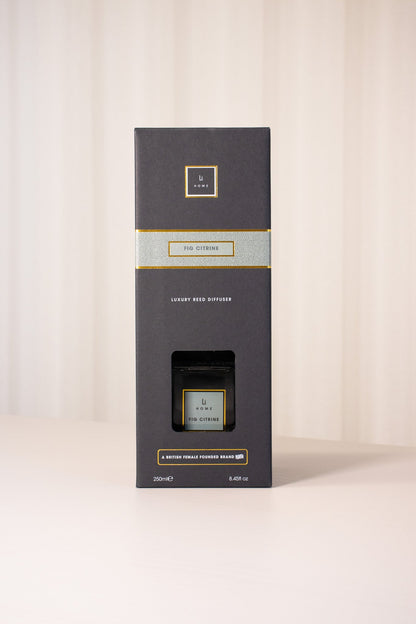 Lifestyle Home Collection Fig Citrine Square Reed Diffuser