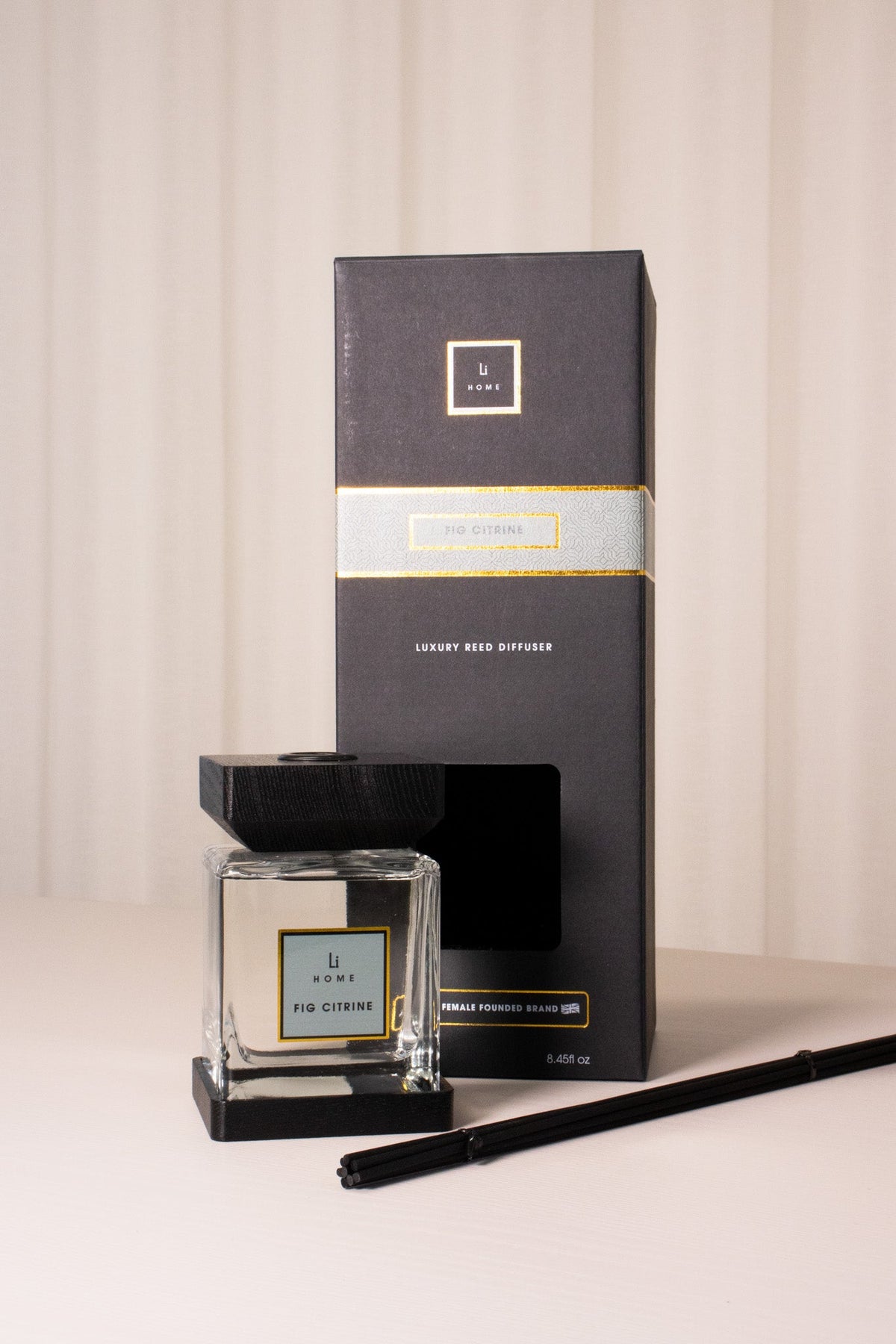 Lifestyle Home Collection Fig Citrine Square Reed Diffuser