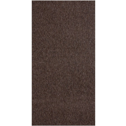 Flex Brown Low Pile Solid Rug