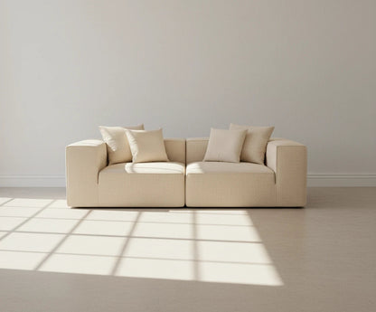 Cumulus Lounge Sofa - Compact Boneless 2-Seater with Cloud Comfort