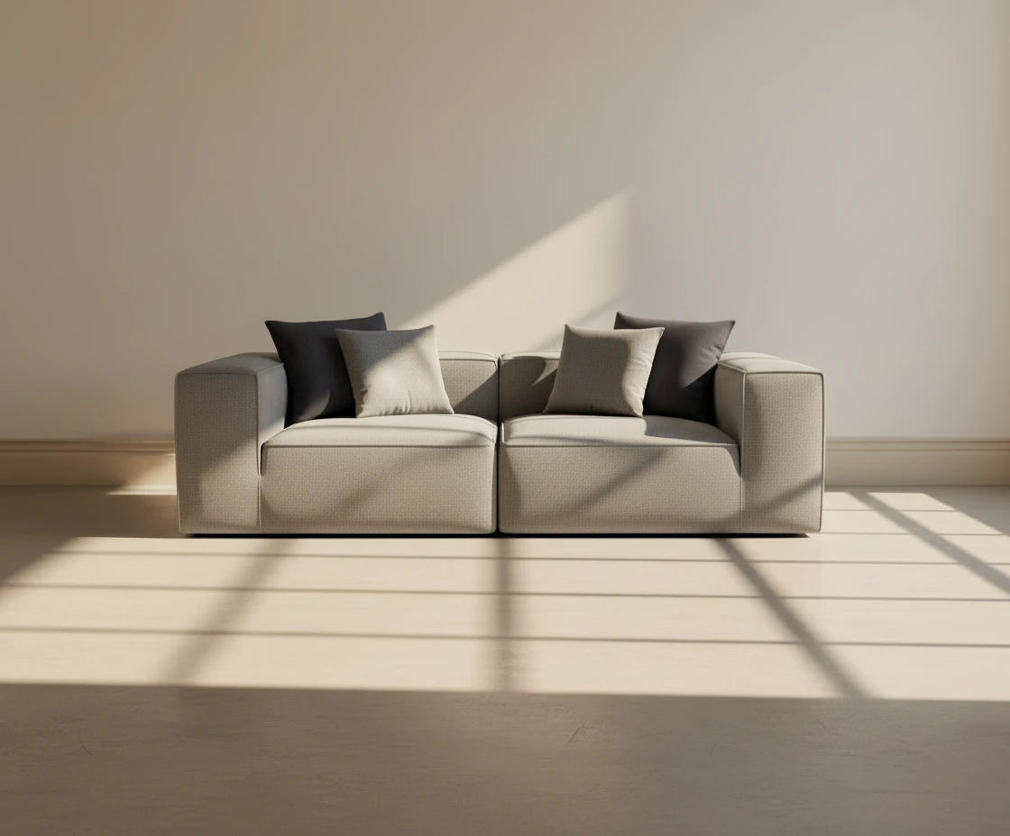 Cumulus Lounge Sofa - Compact Boneless 2-Seater with Cloud Comfort