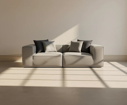 Cumulus Lounge Sofa - Compact Boneless 2-Seater with Cloud Comfort