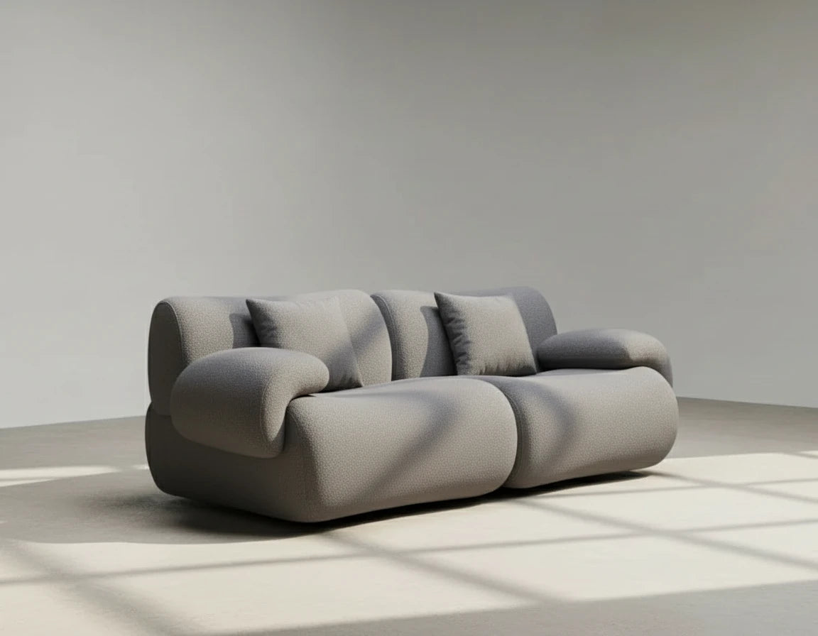 Aura Modular Lounge Sofa - Cloud Comfort Sculptural Design