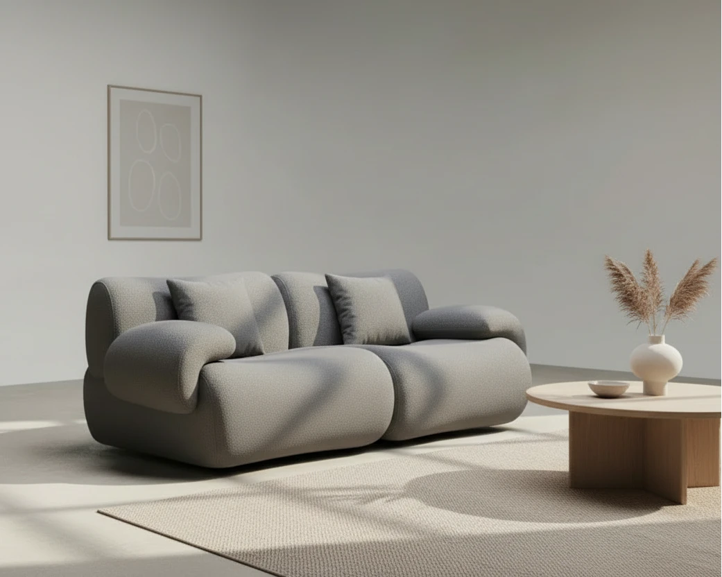 Aura Modular Lounge Sofa - Cloud Comfort Sculptural Design
