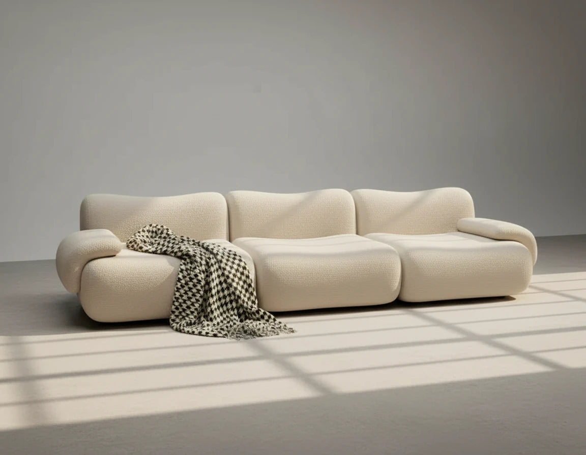 Aura Modular Lounge Sofa - Cloud Comfort Sculptural Design