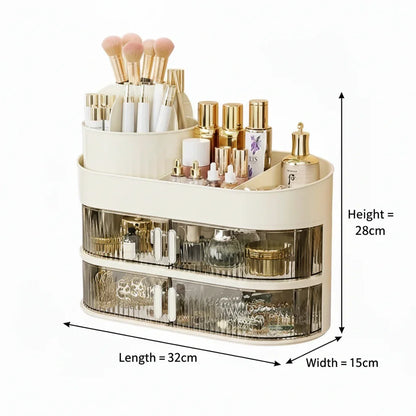 Multi-Layer Dustproof Countertop Cosmetics Storage Organiser