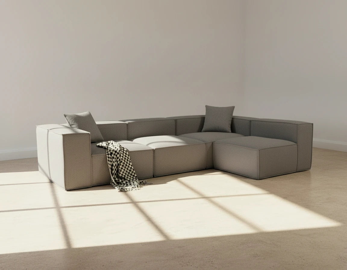 Cumulus Lounge Sofa - Compact Boneless 2-Seater with Cloud Comfort