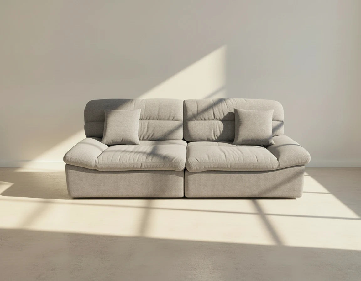 Cloud Luxe Modular Sectional Sofa - Italian-Inspired Boneless Design