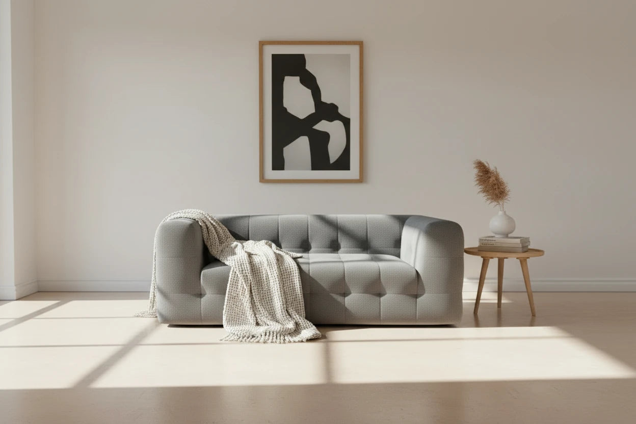 Verona Lounge Sofa - Sculptural Boneless 2-Seater with Cloud Comfort