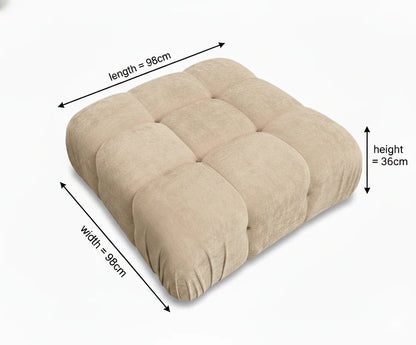 Camaleonda Modular Sectional Sofa - Faux Suede Charcoal