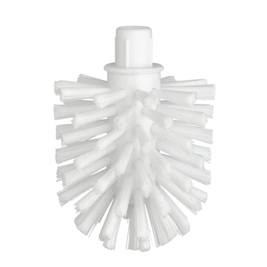 White bristle brush on a white background