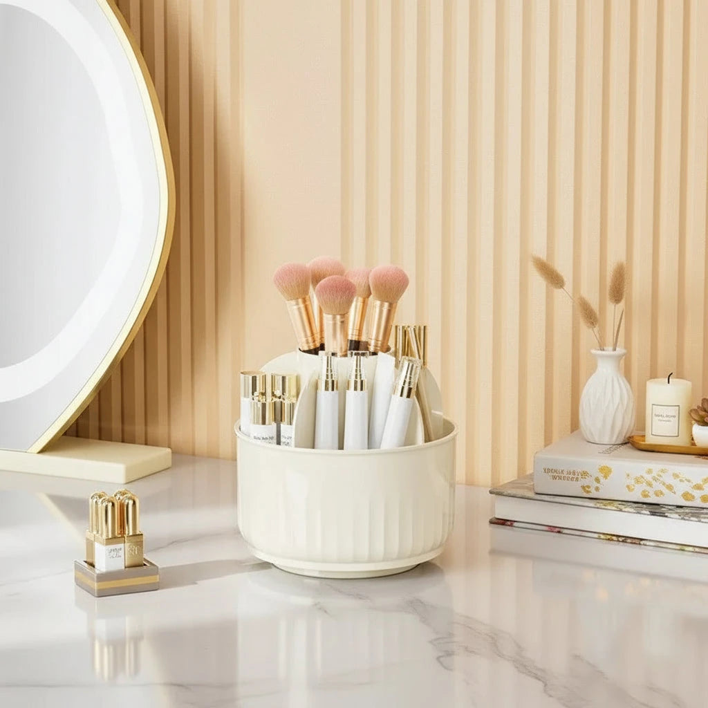Multi-Layer Dustproof Countertop Cosmetics Storage Organiser