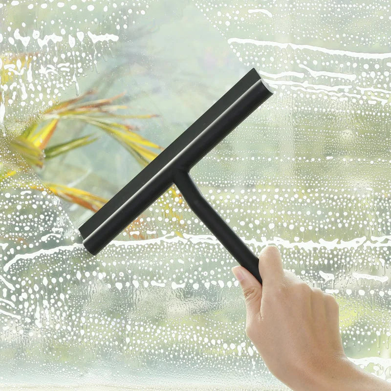 Long-Handled Silicone Shower Squeegee
