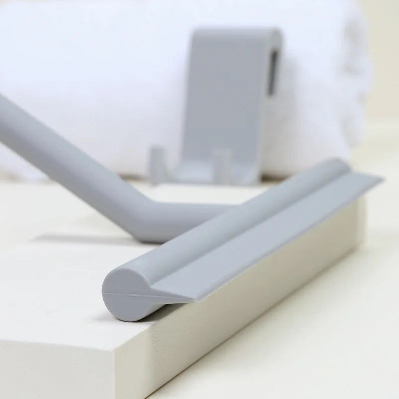 Long-Handled Silicone Shower Squeegee
