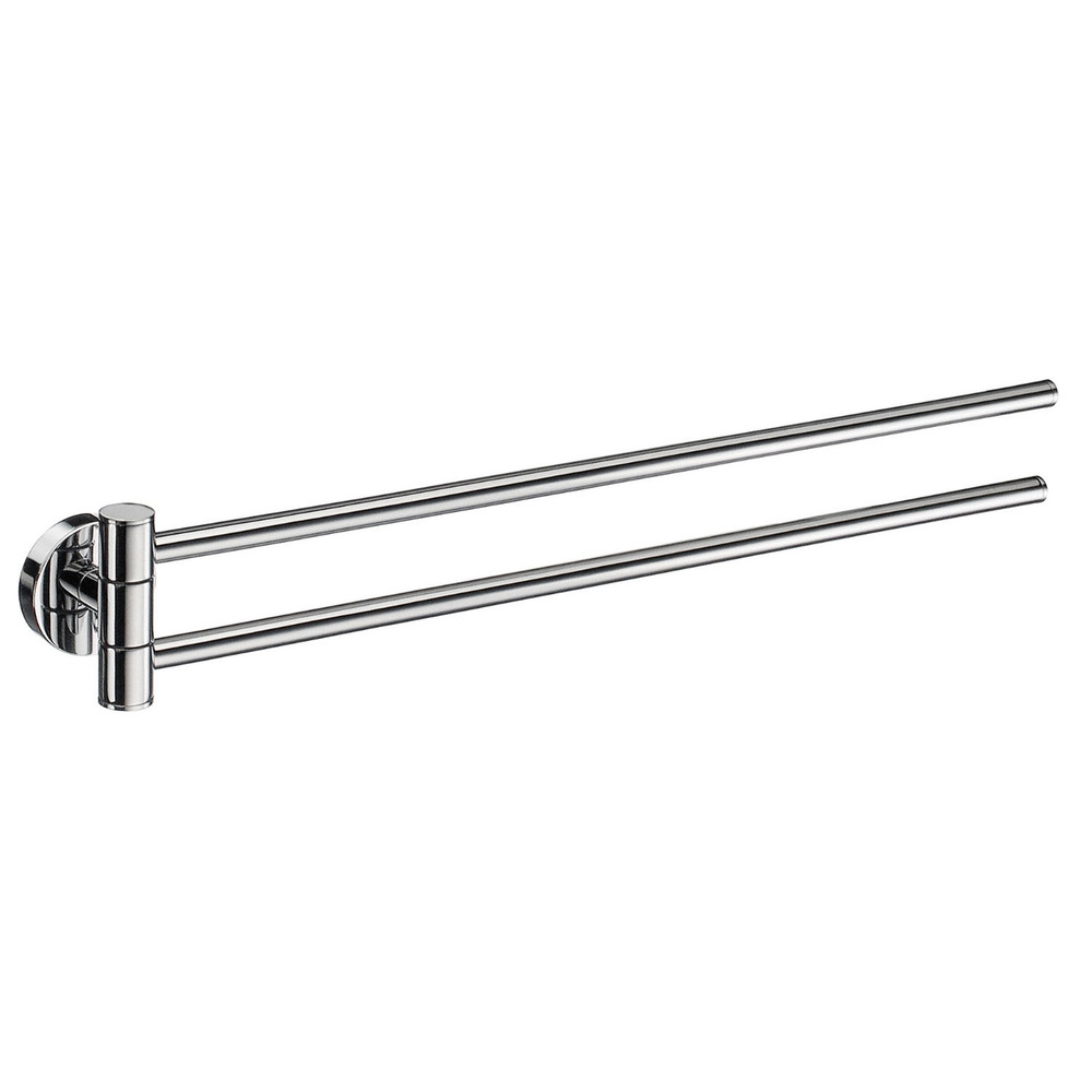 Smedbo Home Polished Chrome 44 cm Swing Arm Towel Rail HK326