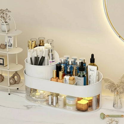 Multi-Layer Dustproof Countertop Cosmetics Storage Organiser