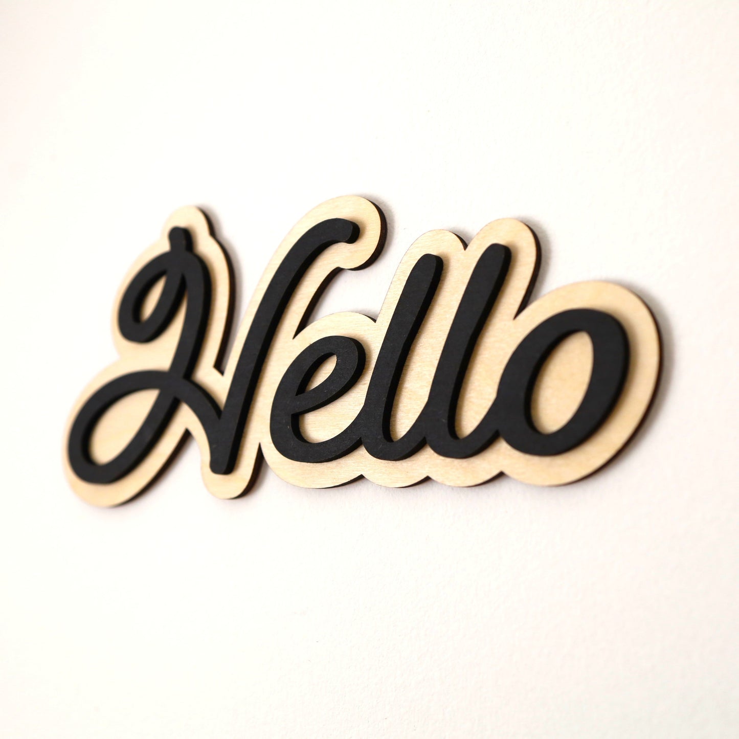 Hello Wall Art Home Sign