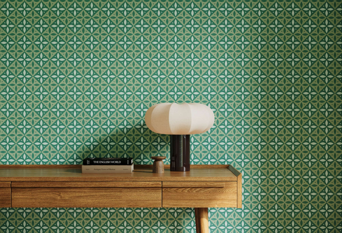 Bobbi Beck Henna Mediterranean Diamond Wallpaper