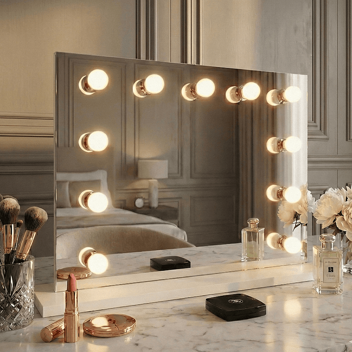 Hepburn Hollywood Mirror 80x60cm