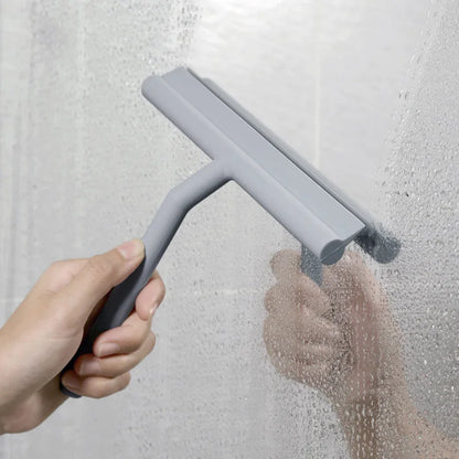 Long-Handled Silicone Shower Squeegee