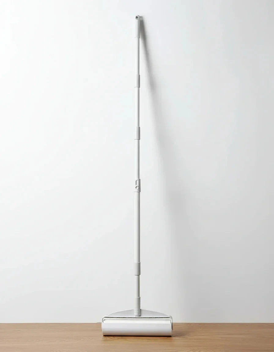 Floor-Length Sticky Lint Roller for Pet Hair and Dust Removal