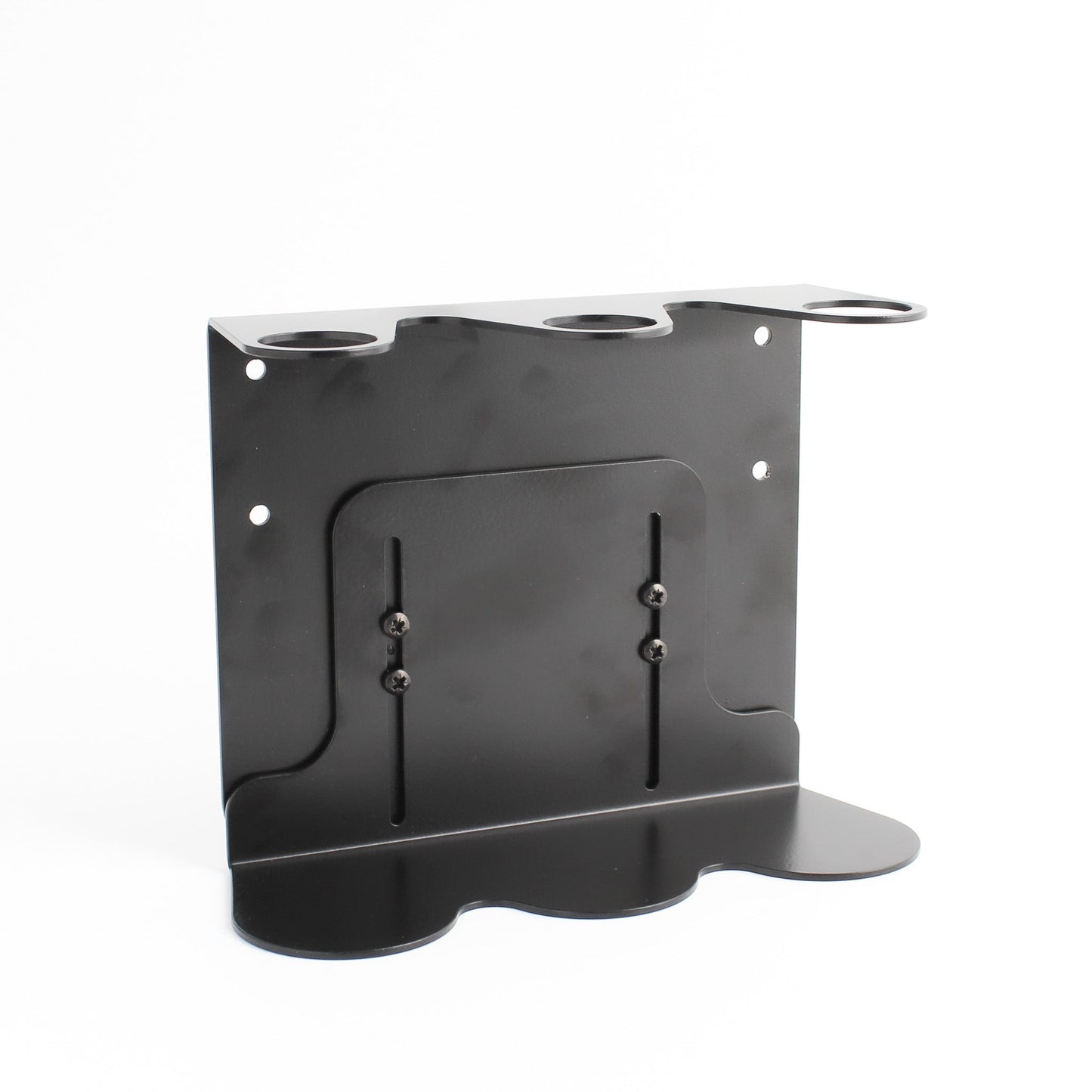 Namie Black Wall Bracket & Clear Glass Dispenser Set