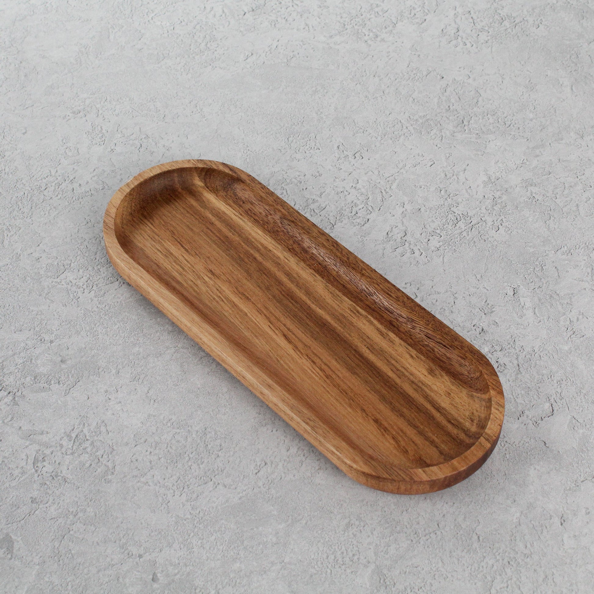 Namie Matte Black Glass Soap Dispenser Triple Set with Acacia Wood Tray