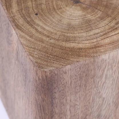 Mori Solid Mango Wood Door Stop with Rope Handle