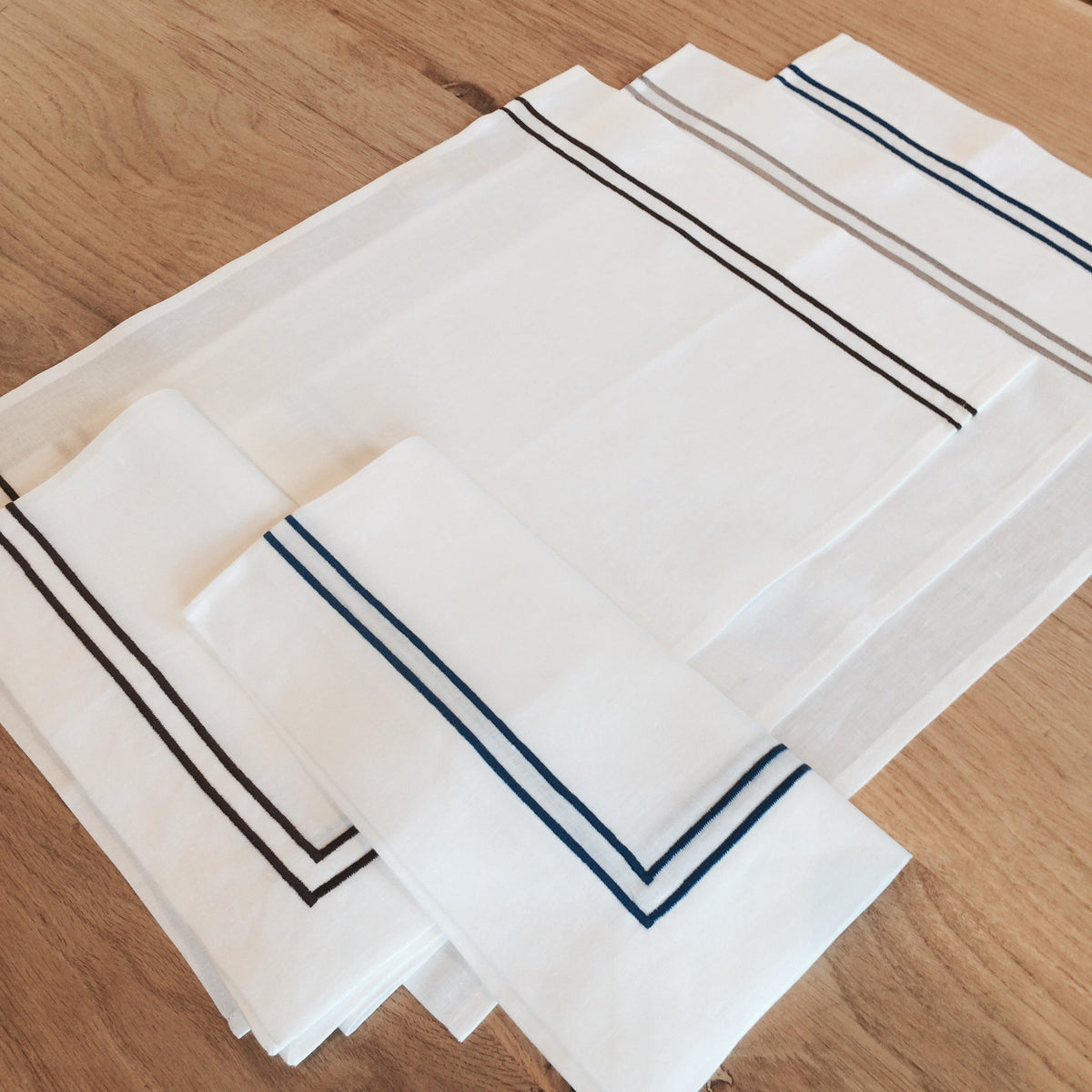 Dormitory Stockholm Corded Linen Placemats, 32 x 48 cm