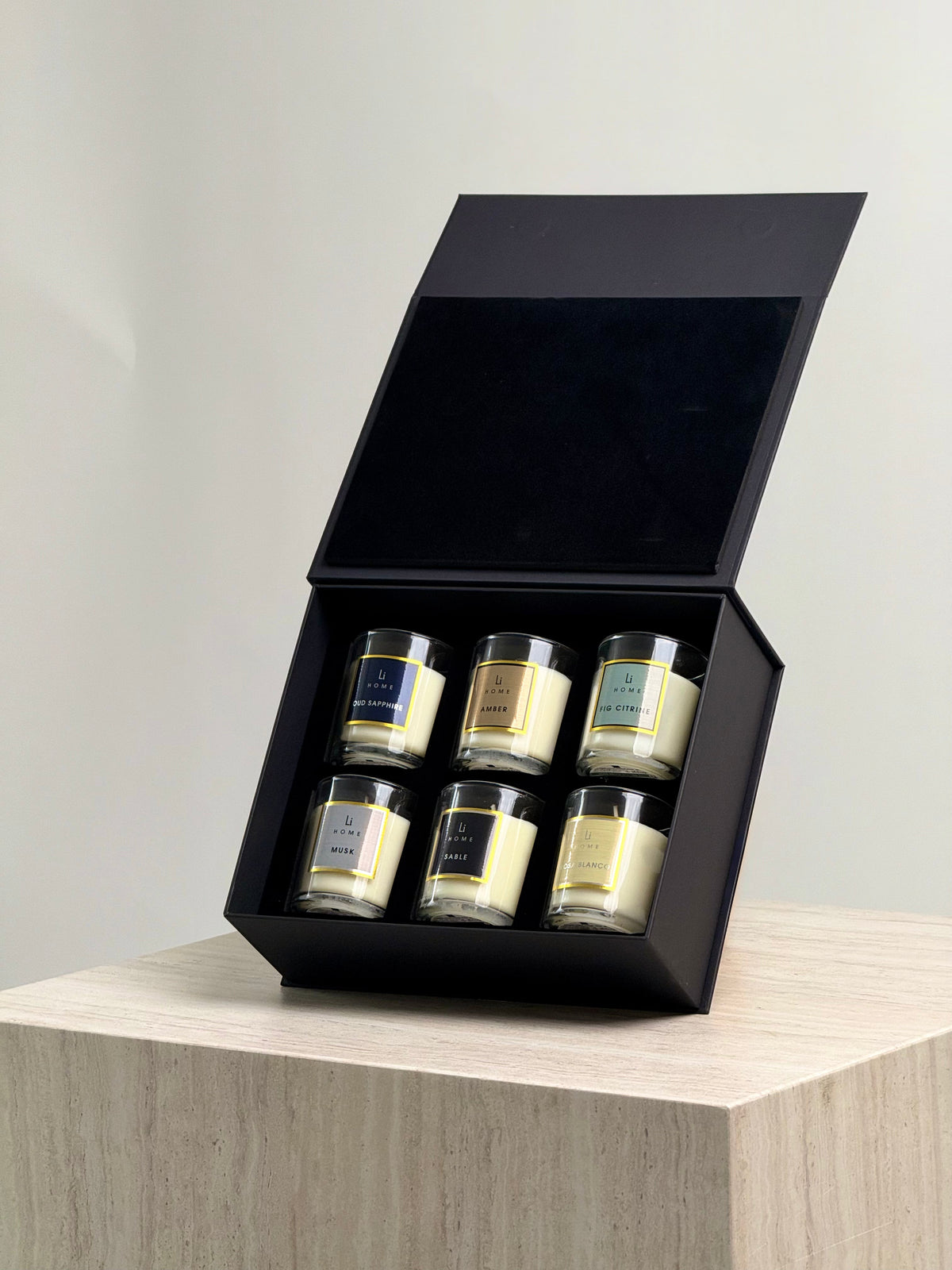 Lifestyle Home Collection Soy Candle Discovery Set of 6