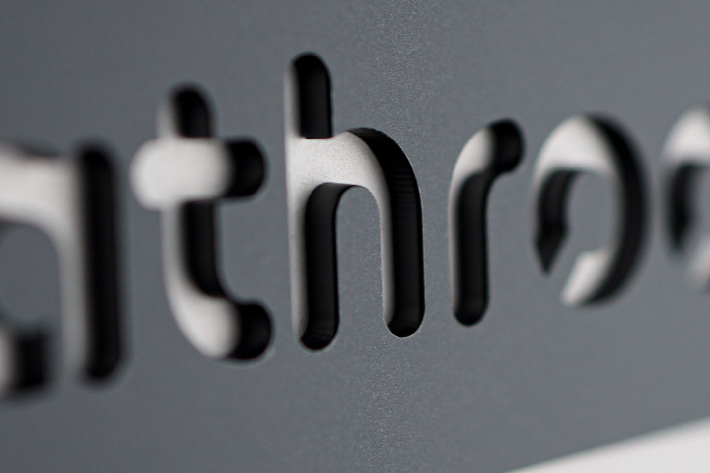 Minimalist Black Bathroom Sign - Waterproof Stone Texture Acrylic