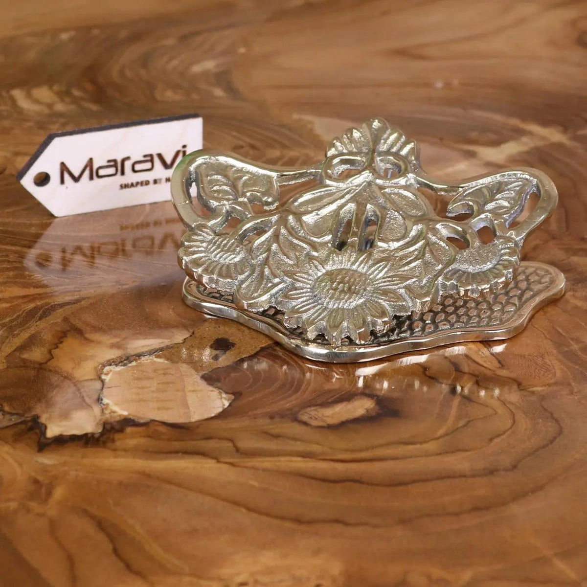 Newsa Brass Sunflower Desk Accessories, 4 Styles