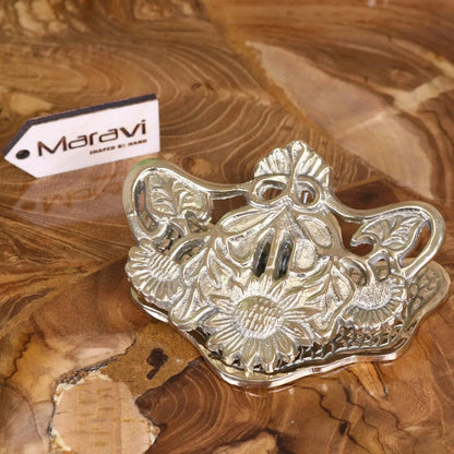 Newsa Brass Sunflower Desk Accessories, 4 Styles