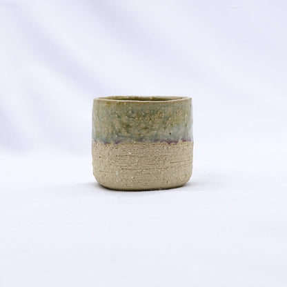 Beige Picollo Handmade Ceramic Milled Stoneware Espresso Mug
