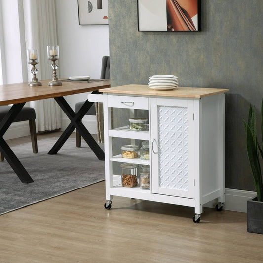 🍽️ Premium Kitchen Trolley - Mobile Storage & Serving Cart 🛒