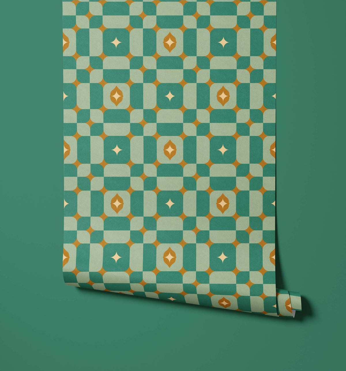Bobbi Beck Ida Mid Century Abstract Wallpaper