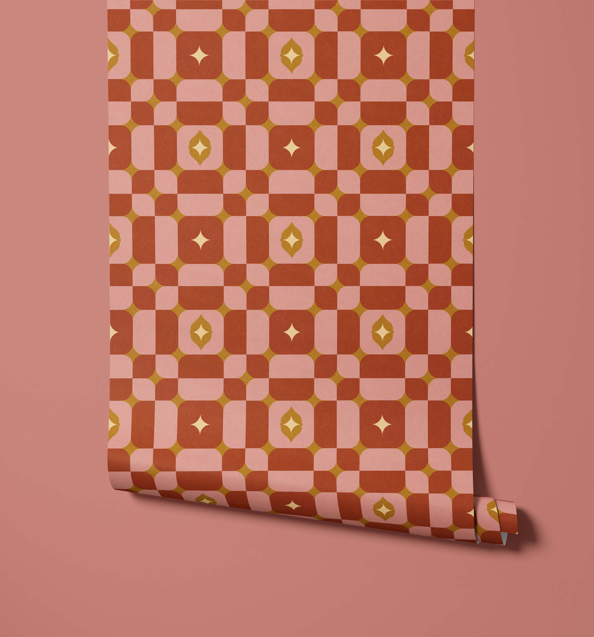 Bobbi Beck Ida Mid Century Abstract Wallpaper