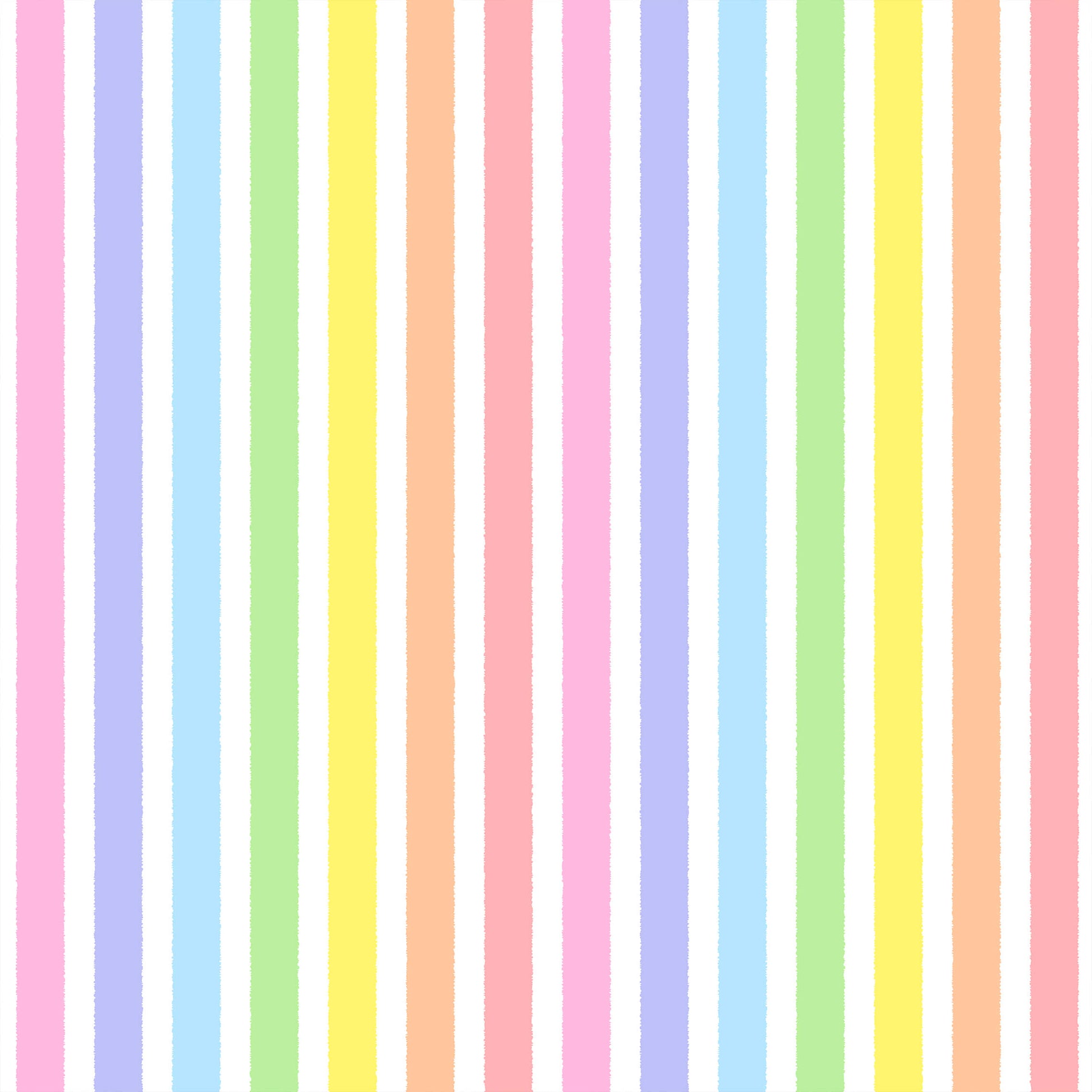 Pattern of vertical pastel stripes in various colors on a white background