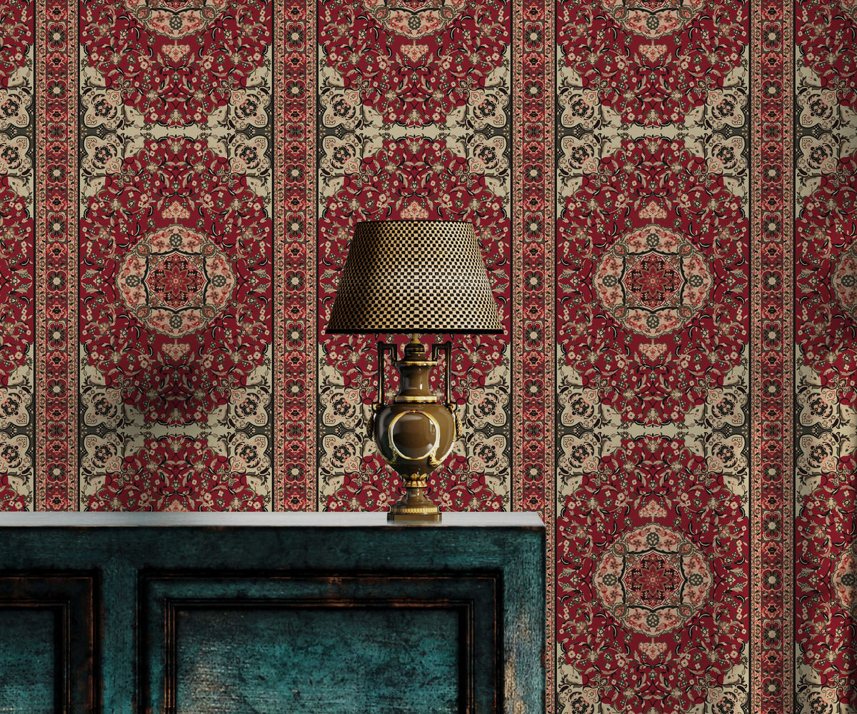 Bobbi Beck Karim Byzantine Ornamental Wallpaper