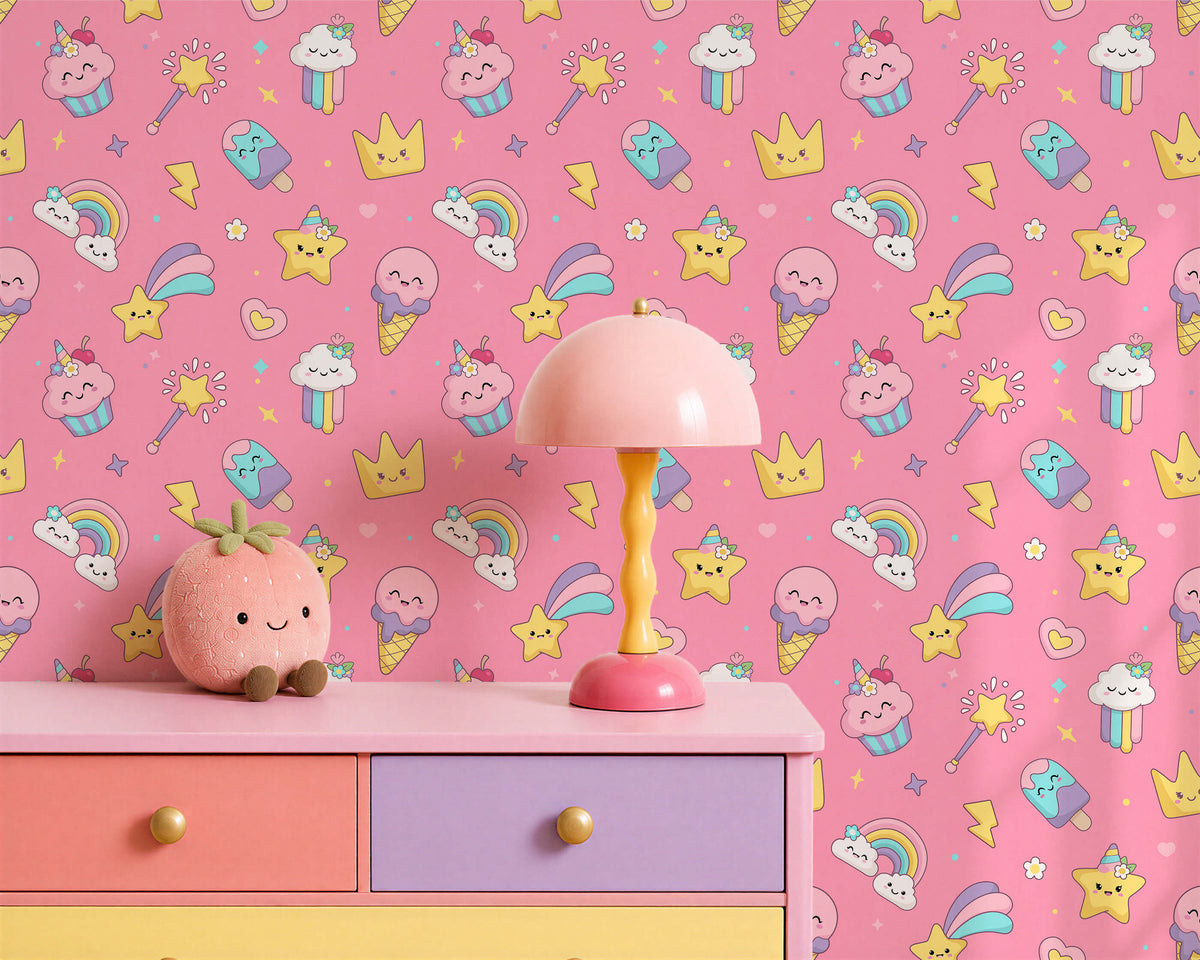 Bobbi Beck Kiki Kawaii Sweets Wallpaper