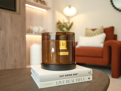Lifestyle Home Collection Amber Fie XXL Candle 5kg