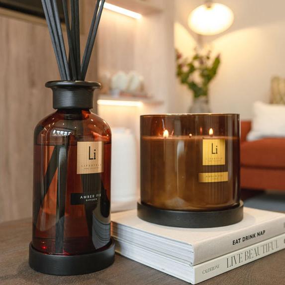 Lifestyle Home Collection Amber Fie XXL Candle 5kg
