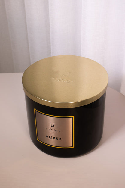 Lifestyle Home Collection Amber XL 5-Wick Soy Candle 3.5kg
