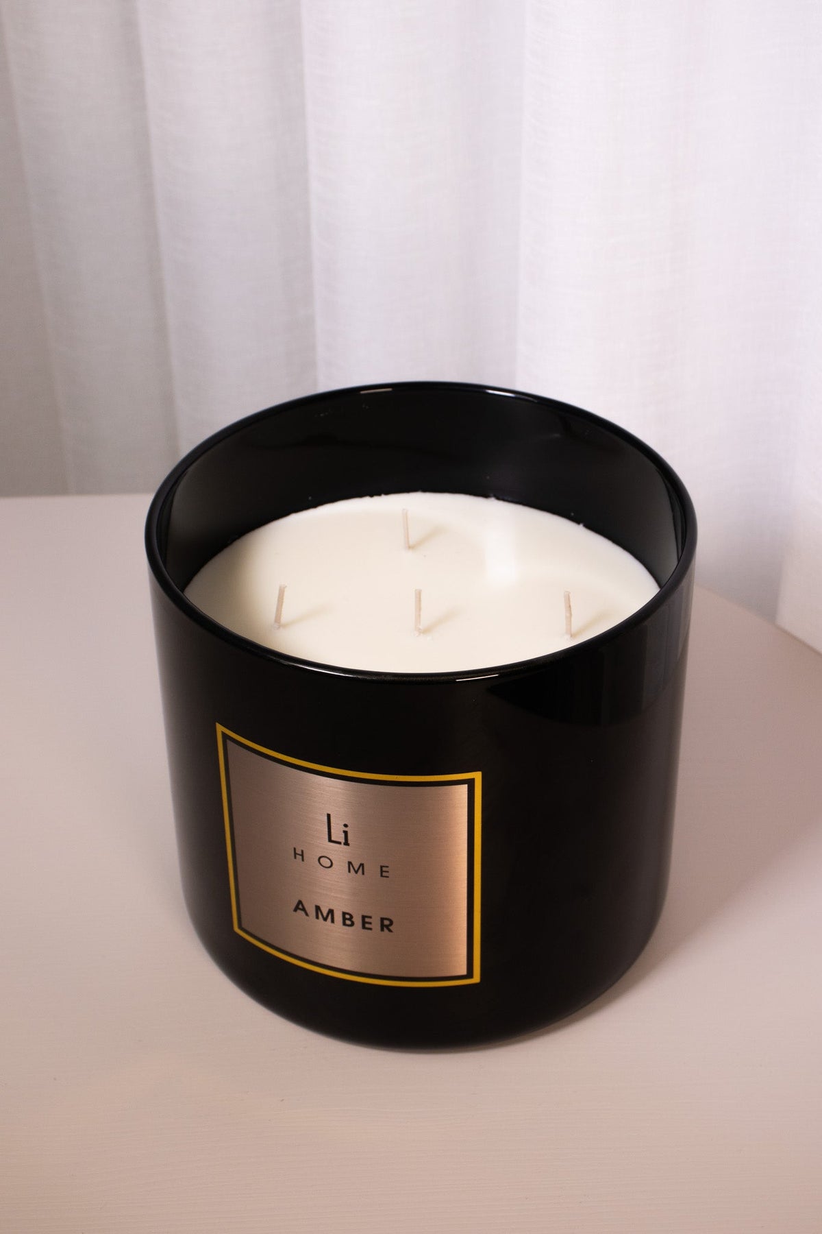 Lifestyle Home Collection Amber XL 5-Wick Soy Candle 3.5kg