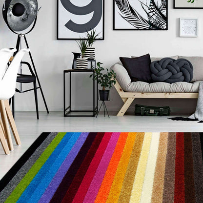 Alya Striped Multicolour Rug | 117M