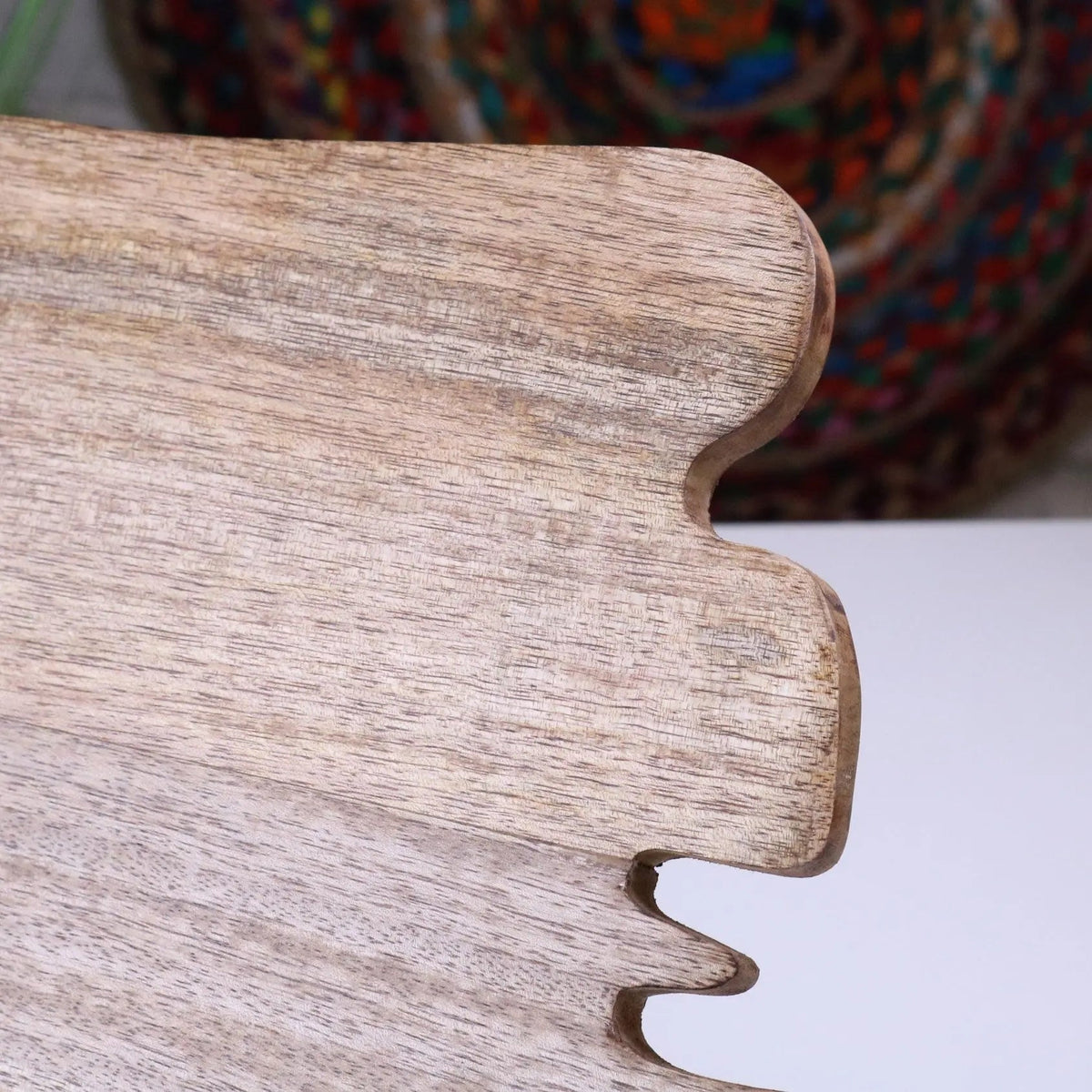 Lakora Mango Wood Serving Board 45 cm, Organic Edge