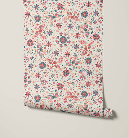 Bobbi Beck Latona Otomi Bird Wallpaper